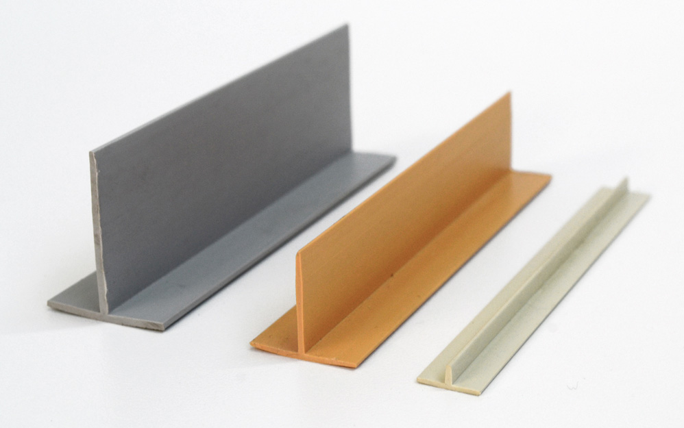 perfil plastico union entre placas